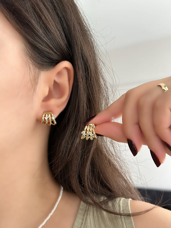 Dörtlü Görünüm Küpe