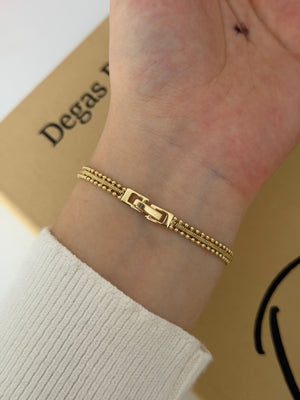 Top Kenar Klipsli Bileklik