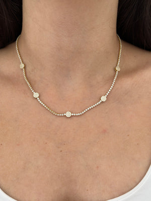 Çelik Yuvarlak Plakalı Su Yolu Kolye