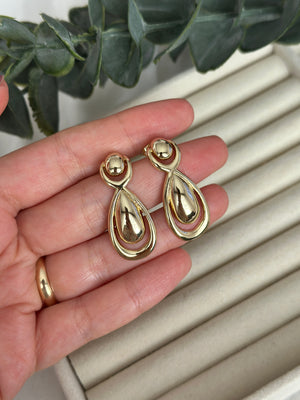 Gold Sarkıntı Küpe