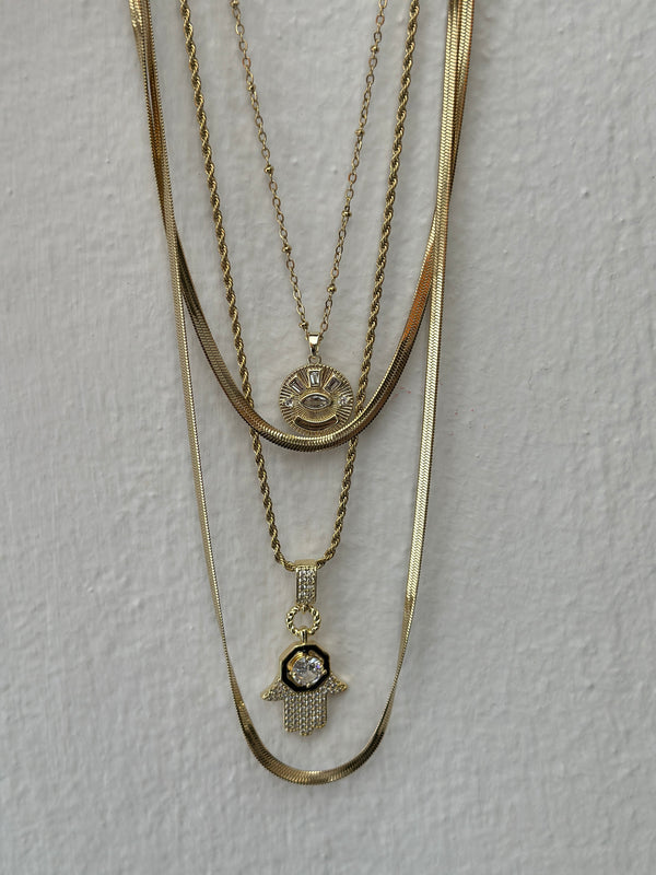 Fatma Sembol 4’lü Kolye