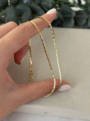 Küp Zincir Kolye 45 cm