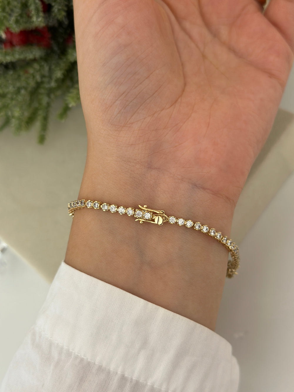 Tasarım Kilit Su Yolu Bileklik