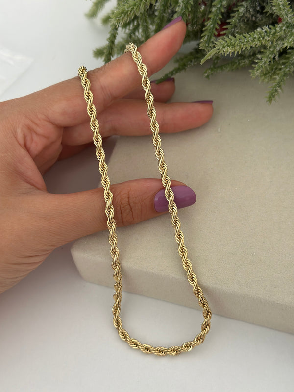 Halat Burgu Zincir Kolye