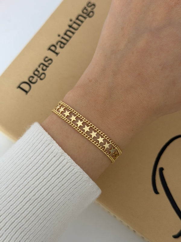 Yıldız Sıralı Bileklik