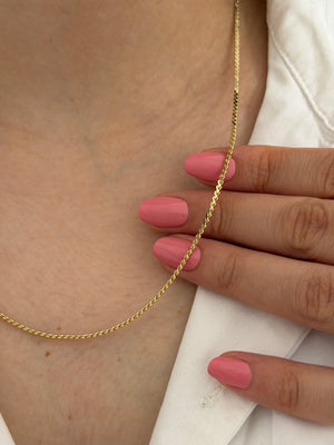 İnce S Model Kolye 60 CM