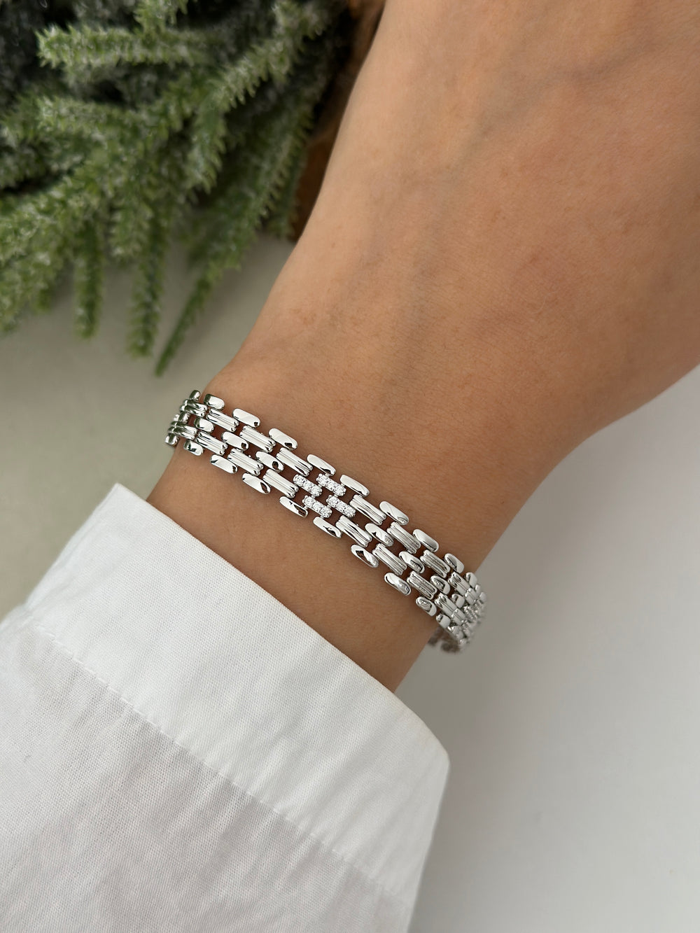 Silver Raqua Bileklik