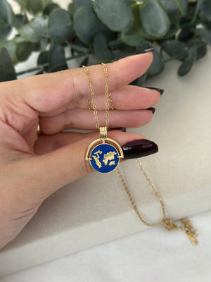 Mavi Dünya Kolye