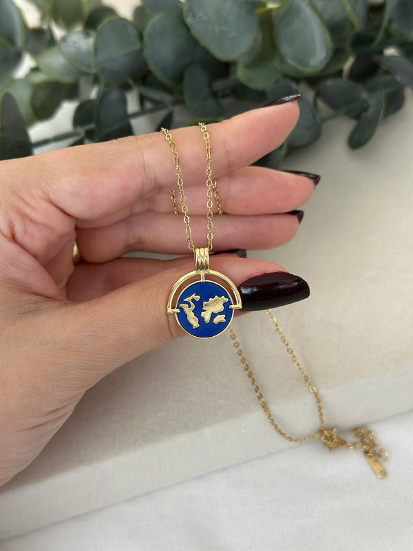 Mavi Dünya Kolye