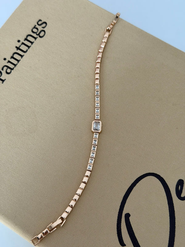 Rose Baget Taşlı Bileklik