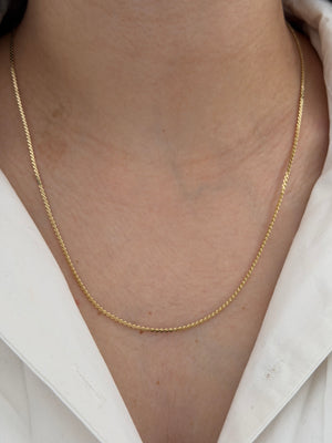 İnce S Model Kolye 60 CM