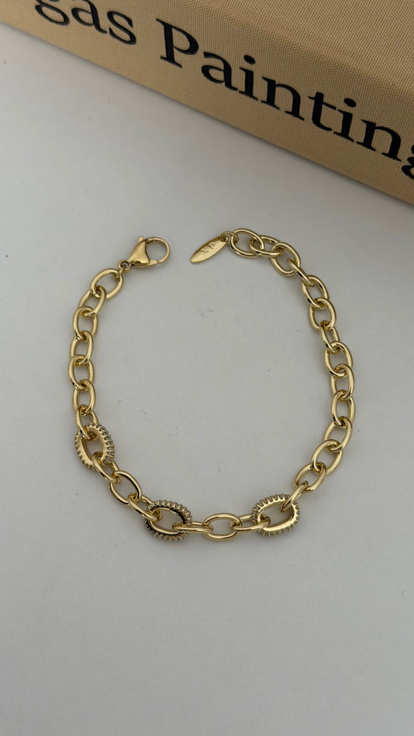 Taşlı Halka Bileklik