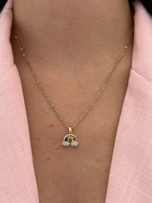 Gökkuşağı Charmlı Kolye