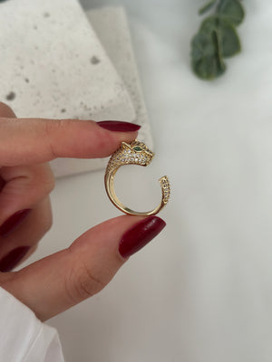 Çelik Kaplan Model Yüzük