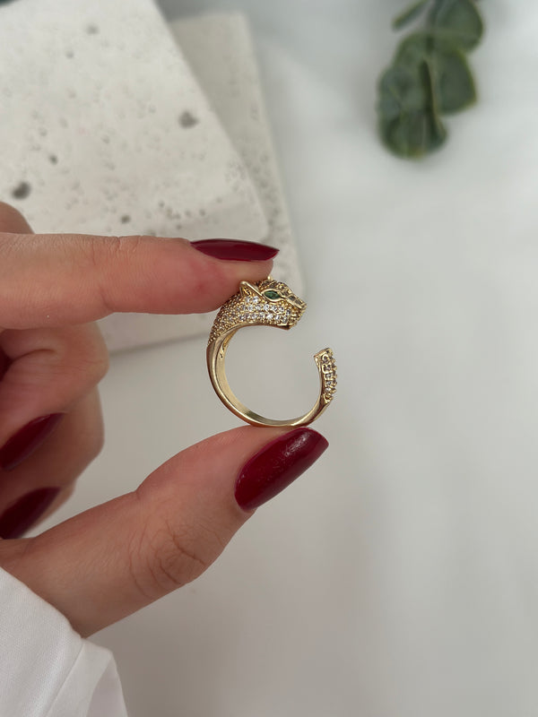 Çelik Kaplan Model Yüzük