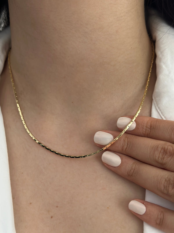 Küp Zincir Kolye 45 cm