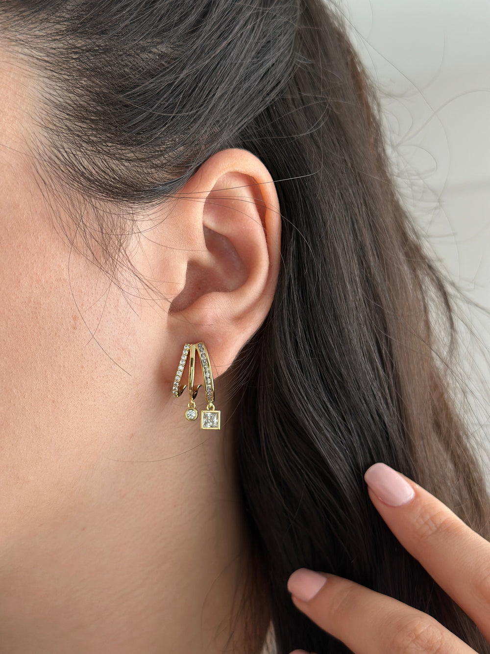 Sarkıt Çoklu Görünüm Küpe