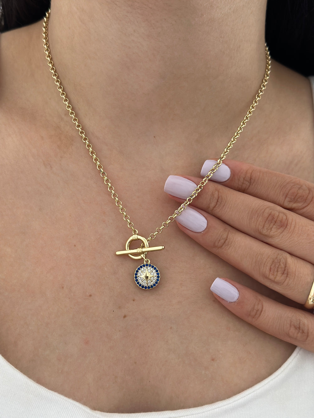 Dümen Kapatma Kuzey Yıldızlı Kolye