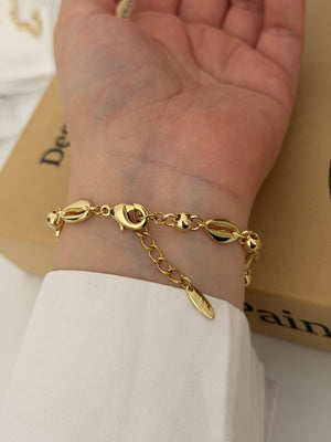 Gold Kabuk Model Bileklik