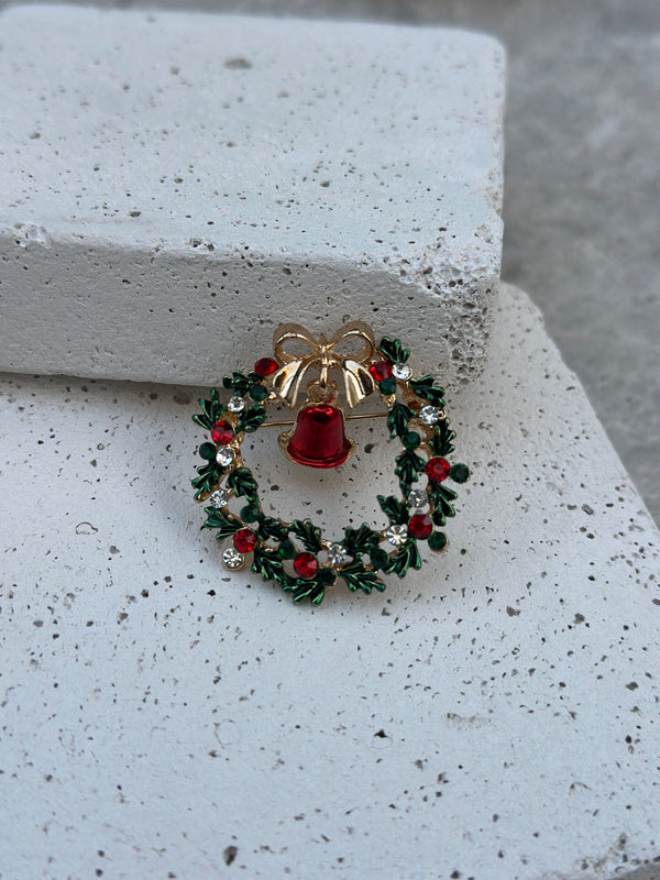 Kırmızı Zil Broş