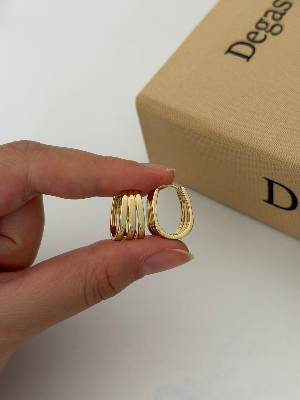 Üç Sıra Klipsli Küpe