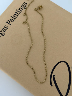 İnce 45 CM Burgu Zincir Kolye