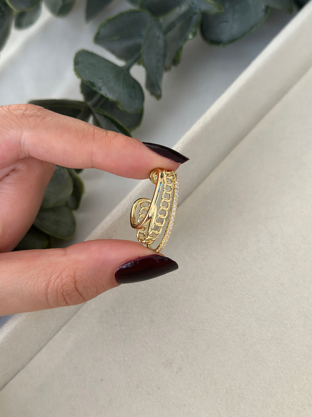 Üçlü Görünüm Kıkırdak Küpe