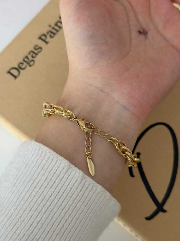 Lazer Çizik Sarmal Bileklik