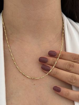 Mini Silindir Top Zincir Kolye