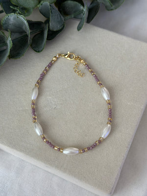 Mor Dorika Taşlı Halhal