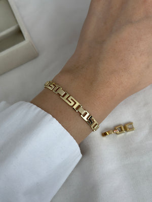 Gold Labirent Bileklik
