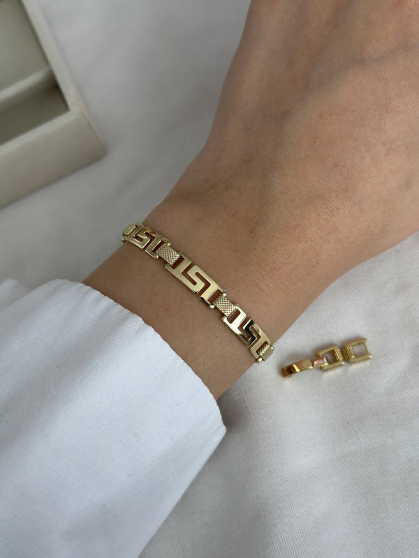 Gold Labirent Bileklik