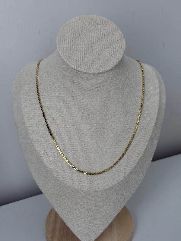 İnce S Model Kolye 45cm