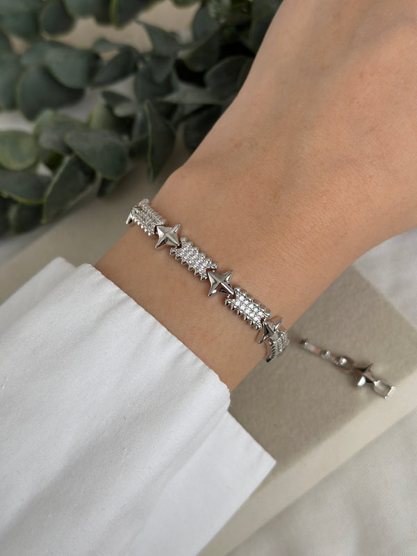 Silver Kuzey Yıldız Bileklik