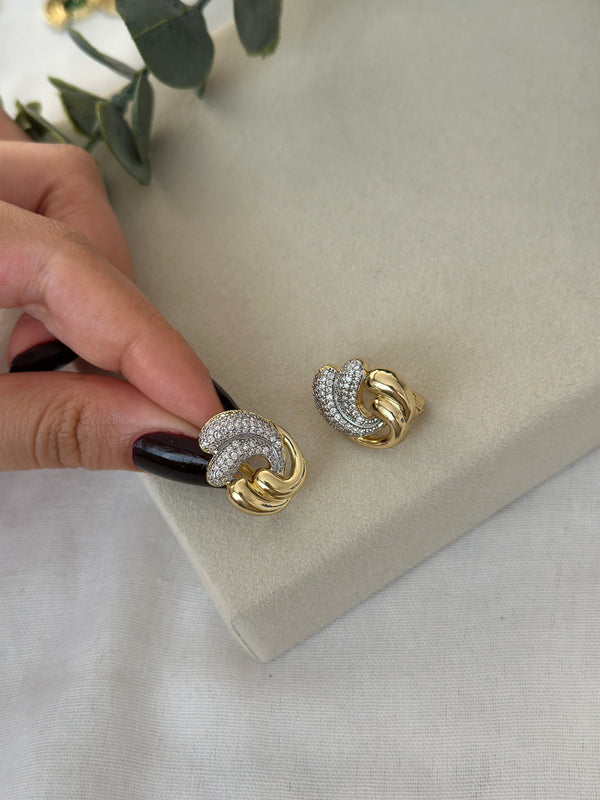 Döngü İki Renk Küpe