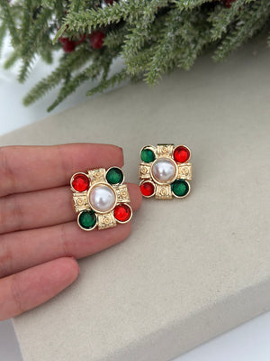 Renkli Vintage Küpe