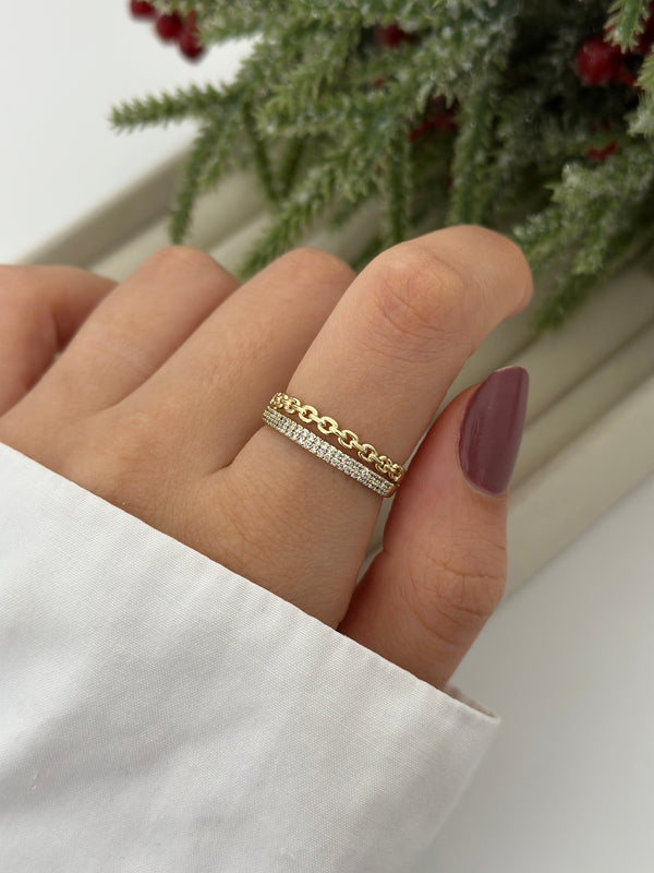 Çift Kat Sargı Yüzük