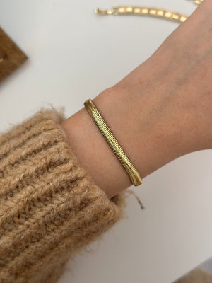 Çelik İtalyan Zincir Bileklik