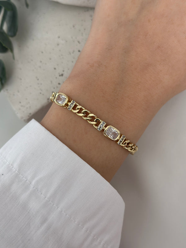 Gurmet Üstü Baget Taşlı Bileklik