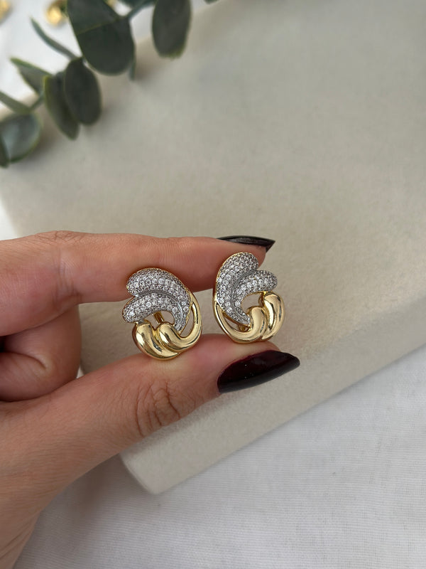 Döngü İki Renk Küpe