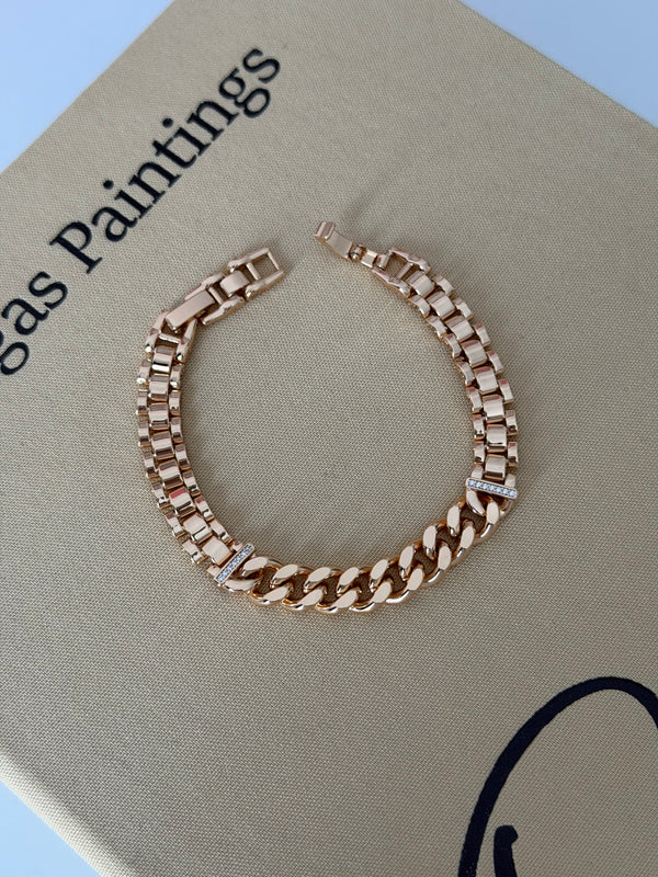 Kordon Kenar Rose Gurmet Bileklik