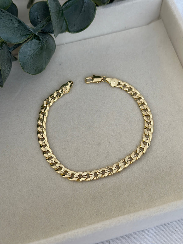 İnce Yassı Gurmet Zincir Bileklik