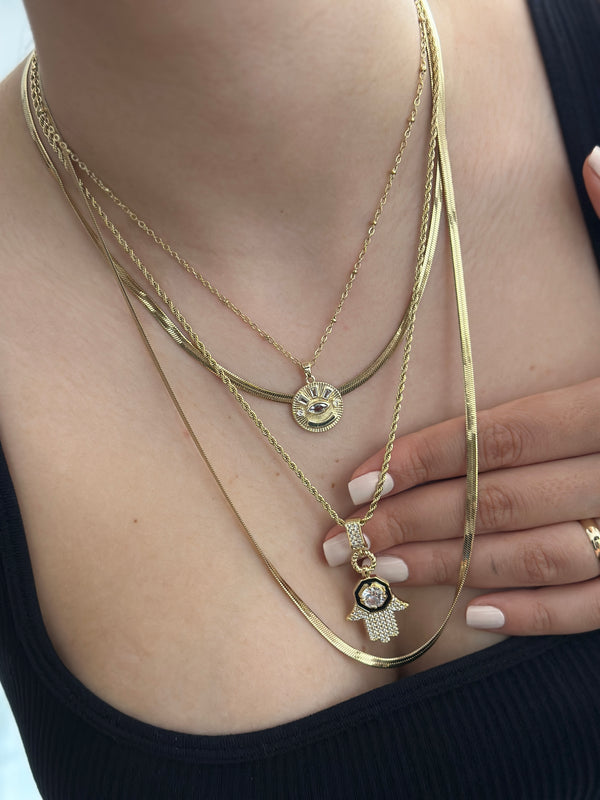 Fatma Sembol 4’lü Kolye