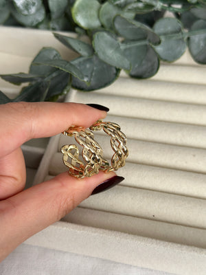 Örgü Arkası Açık Küpe