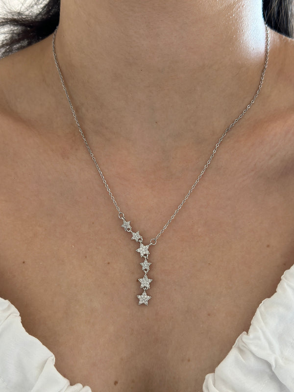 Silver Yıldız Y Kolye