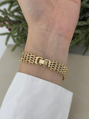 Topçuk Kenar Hasır Bileklik