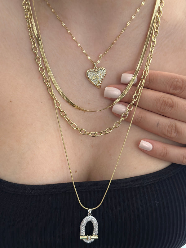 Kalpli 4’lü Kolye