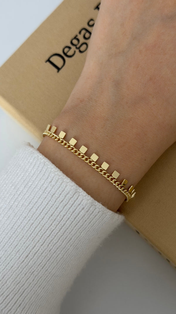 Kare Charmlı Bileklik