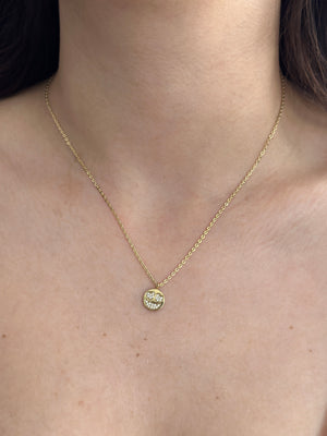 Gülen Yüz Plaka Kolye