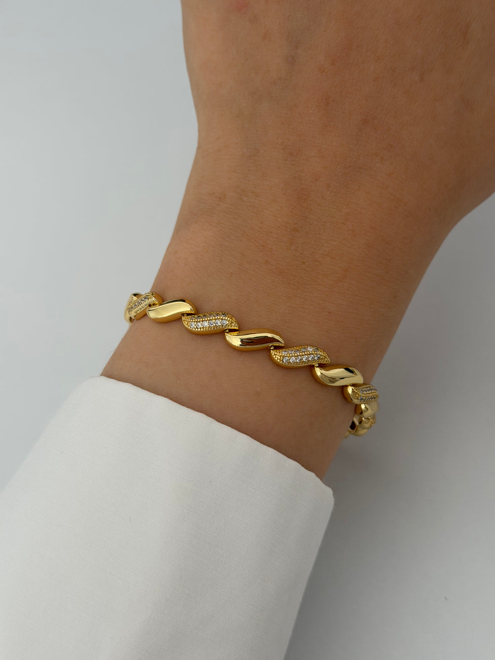 Taşlı S Model Bileklik